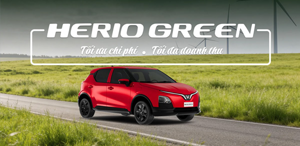 Ngoại thất VinFast Herio Green